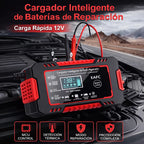 Cargador Inteligente de Baterías 12V para Carro y Moto 🚗🔋🏍️