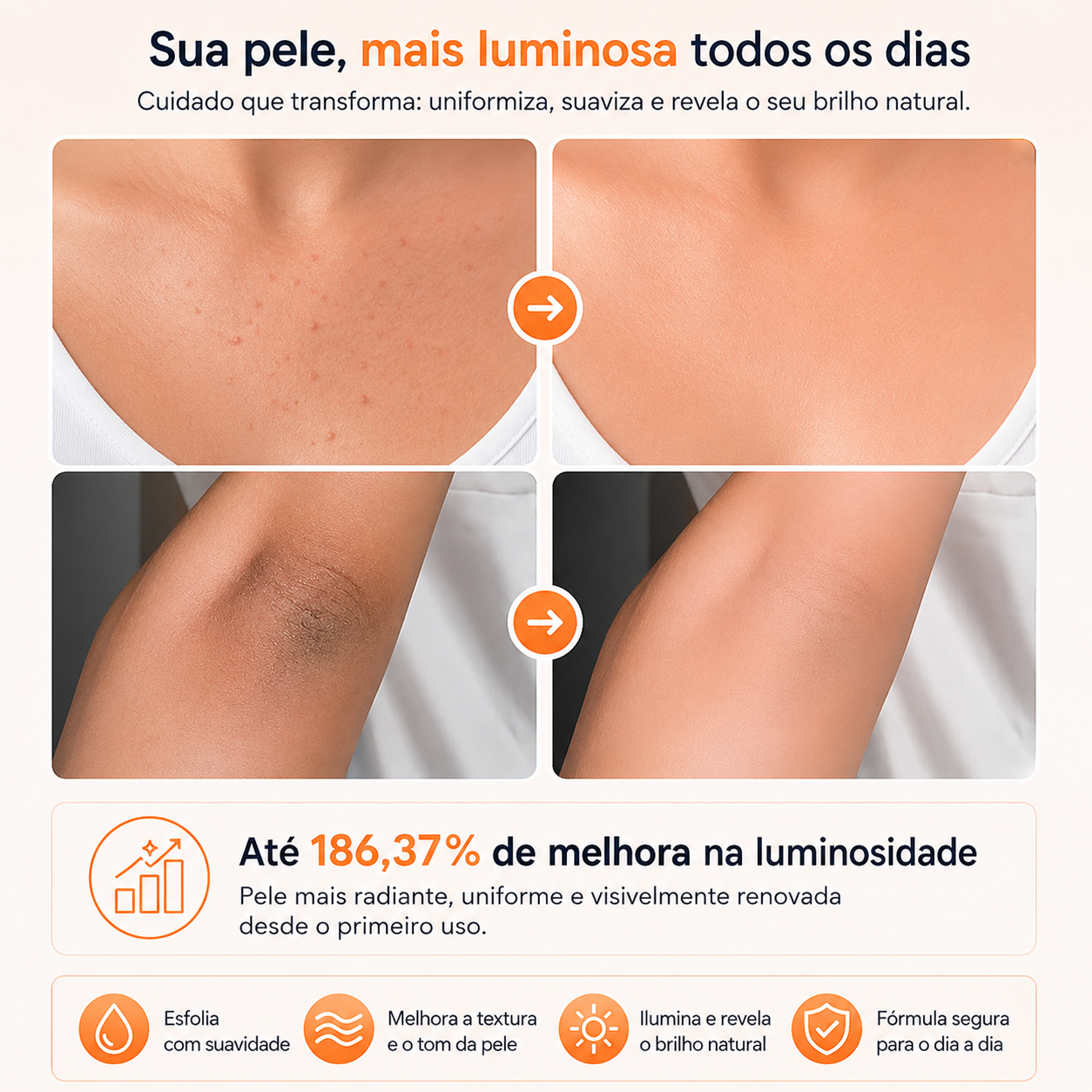 Exfoliante Dr. Melaxin - Para aclarar las zonas oscuras - Hoy, 45% de descuento