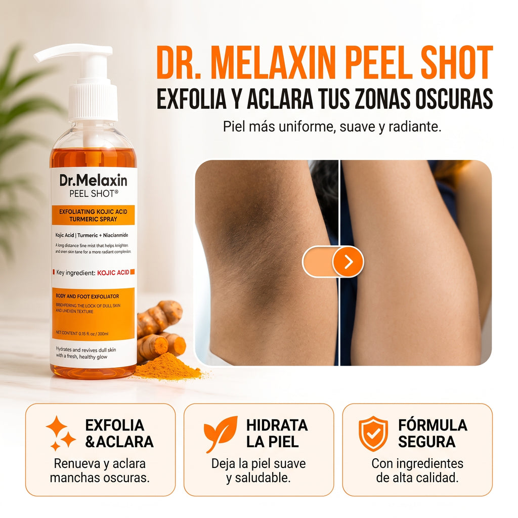 Exfoliante Dr. Melaxin - Para aclarar las zonas oscuras - Hoy, 45% de descuento