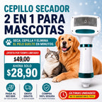 🔥🐶 ¡OFERTA ESPECIAL PARA TU MASCOTA!  CEPILLO SECADOR 2 EN 1