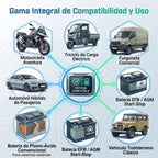 Cargador Inteligente de Baterías 12V para Carro y Moto 🚗🔋🏍️