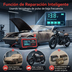 Cargador Inteligente de Baterías 12V para Carro y Moto 🚗🔋🏍️